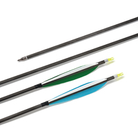 Arc classique traditionnel 32 33 34 35 36 pouces flèches arbre en carbone 6 pouces dinde plume aubes Points pour la chasse tir à l'arc Longbow