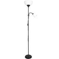 BEL AIR HOME-Lampadaire Varese 1xE27 et 1xE14 (AMPOULES NON INCLUSES) 178cm-Idéal pour les salons et les studios-Moderne et amusant