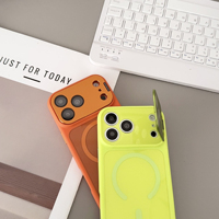 Nouvelle coque de téléphone magnétique à couverture intégrale avec support et grande fenêtre pour objectif, antichute, pour Samsung S26 Ultra S25 Ultra, vente en gros usine