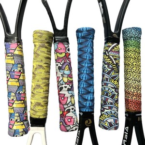 Nuevo Overgrip Antideslizante de Doble Cara Impreso en 3D 2026, Cinta de Agarre de PU Absorbente de Sudor para Raquetas de Tenis/Bádminton - Product Image 4