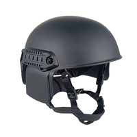 Casque tactique portable MOON FB02 CS en ABS, personnalisable avec logo, pour les jeux en plein air et la parachutisme