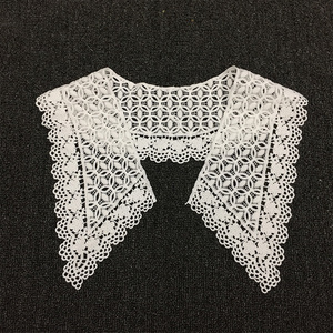 Diseño de moda Cuello de seda de leche Cuello de encaje Bordado para vestidos - Product Image 5