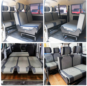 Asientos Dobles Plegables de Cuero Impermeable Personalizados Autoliuma para Autocaravanas, Cama Rock and Roll para RV, Asientos para Camper Van - Product Image 5