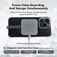 ITGZ 10Gbps M.2 2230 NVMe SSD Enclosure RTL9210 Perlindungan Mati Otomatis 3 Detik Aluminium USB C Kotak Eksternal