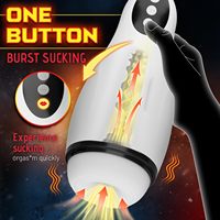 Gobelet de Masturbation Masculin Double Stimulation Vibration et Aspiration Vibrateur Automatique Masturbateur pour Homme