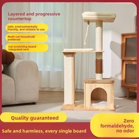 Vente Flash Livraison Gratuite Arbre à Chat Moderne en Sisal ; Colonne Centrale Intégrée à Hauteur Totale pour Grimpetteuse à Chat, Gain de Place, Direct Usine