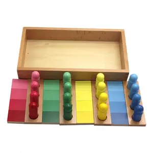 2024 New Wooden Montessori Baby Toy Color Matching Color Resemblance Sorting Montessori Wooden Toys For Boys And Girls