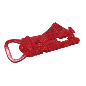 USA Du Lịch Quà Tặng Lưu Niệm Biểu Tượng Tùy Chỉnh Kim Loại Sơn Tủ Lạnh Nam Châm <span class=keywords><strong>San</strong></span> <span class=keywords><strong>Francisco</strong></span> Vàng Cổng Cầu Mở Chai - Product Image 3