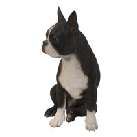 Statue de chien en résine, 16 pouces, Sculpture complet en résine, taille de vie, œil en verre, peinte à la main