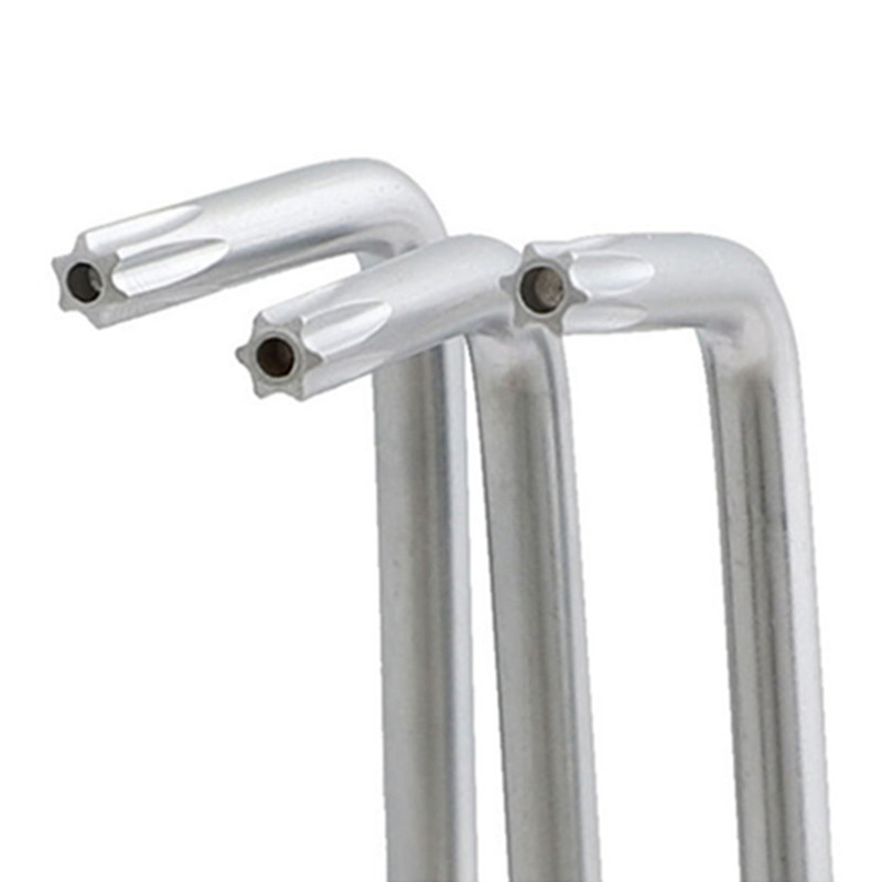 T8 T10 T15 T20 T25 T27 T30 Allen Hex Wrench - L-Type Torx Key