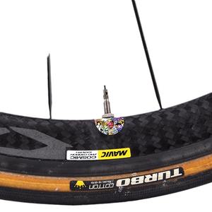 Autocollants de valve de vélo Readu R010, capuchons de valve universels français et américains pour réparation et remplacement de vélos de route et de montagne - Product Image 1