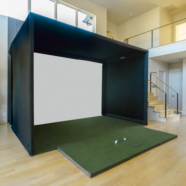 New Innovation Professional Grade Customizable Frame Cage Low Noise Golf Simulator Enclosure