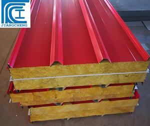 Panneaux de laine de roche de haute qualité, personnalisables, en métal, à isolation thermique et acoustique, pour murs extérieurs - Product Image 3