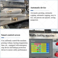 Máquina Automática para Hacer Conos de Galleta para Helados Industriales, Línea de Producción de Rollos de Galleta, 380 V