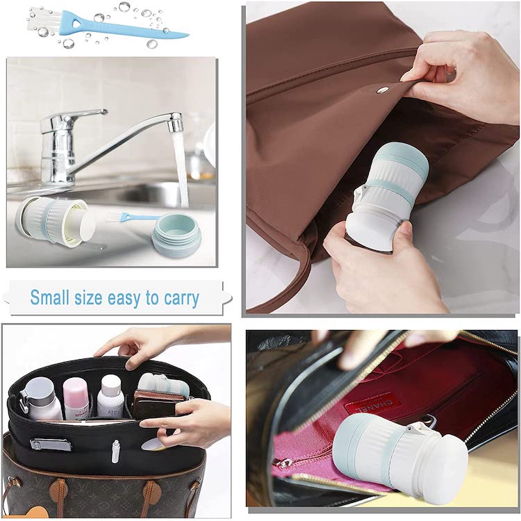 Portable 3 in 1 Powder Tablet Grinder Powder Pill Cutter Outdoor Pill Case Medicine Splitter Box Storage Crusher