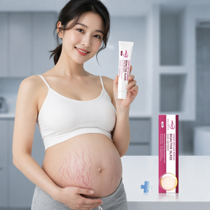 Crema Reparadora de Cicatrices con Fórmula Personalizada de Vidrio Bioactivo, Tratamiento para Marcas de Estrías del Embarazo, 20g, Cicatrices de Cesárea - Product Image 1