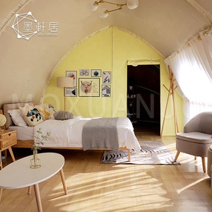 Luxury Waterproof <strong>Safari</strong> Glamping Resort Tents Outdoor Luxury Shell Shape Window <strong>Accessory</strong> Two <strong>Bedroom</strong> Side Wall Sale - Product Image 1