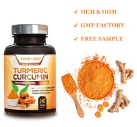 Soutien OEM ODM – Complément Herbal Antioxydant pour la Santé Immunitaire des Adultes – Capsules de Curcuma et Curcumine avec Extrait de Poivre Noir 1950mg