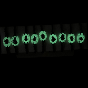 Bracelets en résine lumineux faits à la main avec insectes réels, pendentifs en ambre de insectes fossiles, bracelets en forme de coléoptères pour cadeaux éducatifs (vente en gros) - Product Image 3
