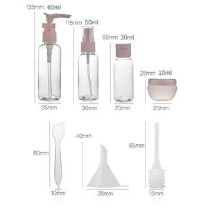 Le <span class=keywords><strong>voyage</strong></span> de soins de la peau met en bouteille la matière plastique d'emballage cosmétique de soin personnel - Product Image 3