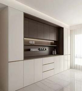 Mueble de Almacenamiento de Estilo Moderno Personalizado, Mueble de Almacenamiento Personalizado, Mueble de Almacenamiento Integrado para Comedor Montado en la Pared - Product Image 1