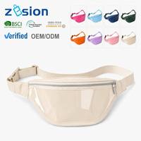 Sac banane BSCI personnalisé, sac de ceinture en PVC, sac bandoulière, sac de taille, sac banane, vente en gros, usine OEM