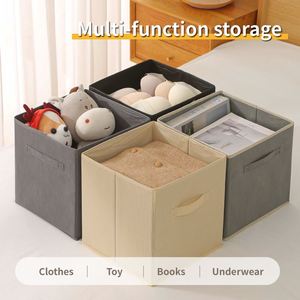 Foldable <b>Wardrobe</b> Organizer Clothes Household Non-woven Underwear Storage Box Finishing Box <b>Wardrobe</b> Miscellaneous Storage Box - Product Image 2