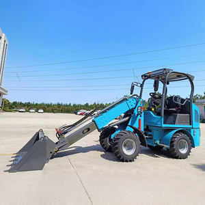 Teleskop pemuatan bersertifikat EPA 1000kg tele handler teleskopik lengan bom roda Mini pemuat - Product Image 3