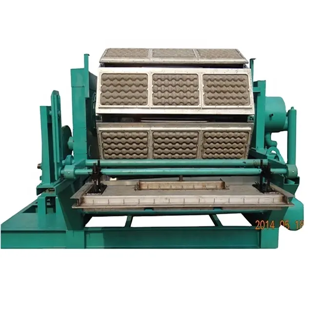 Africa South America small scale waste paper recycling plant recycled paper pulp fruit basket egg tray molding making machine