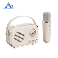 Prix de gros Radio rétro BT Mini haut-parleur portable sans fil BT avec microphone
