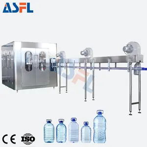 Automatic 5 liters Drinking Mineral Pure Water Big Bottle Cleaning Washing Filling Capping Machine