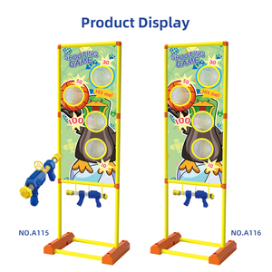 Jeu de tir pour enfants personnalisé, jouets à deux pistolets, jeu de tir à cible mobile, jouet de tir au pistolet à air comprimé en mousse, balles souples, frappe moi, canard - Product Image 6