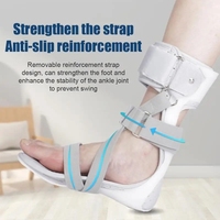 Orthèse de pied et de cheville, attelle de pied tombant, attelle AFO, attelles pour pied tombant pour le tendon d'Achille, soutien médical pour orthèse de pied