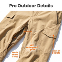 Pantalon de snowboard imperméable et isolé pour homme AQTQ, pantalon de ski 10K-20K, pantalon cargo avec aérations latérales respirantes