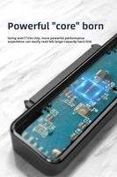 Câble adaptateur SATA vers USB Type-C 5 Gbps, USB 3.0, 3A, charge rapide, prend en charge les disques durs externes SSD de 2,5 pouces pour ordinateur