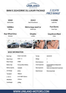 Auto usata usata auto elettrica BMW I5 XDrive 50L e EDrive 40L Sport Premium M Luxury EV - Product Image 6