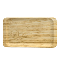 Plateau de service en mélamine de grande taille, personnalisable et de qualité supérieure, avec poignées ergonomiques pour la restauration et la vente en gros