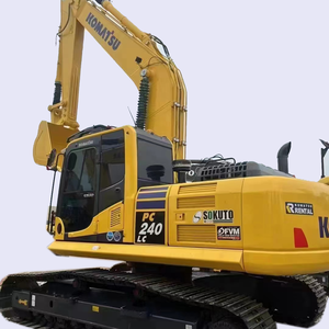 Excavadora Komatsu usada, maquinaria de construcción Cummins, excavadora sobre orugas Komatsu de 24 toneladas - Product Image 1