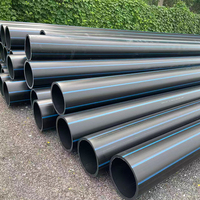 Tuyau en PEHD stabilisé aux UV, haute pression, durable et résistant à la chaleur pour l'irrigation goutte à goutte en serre dans l'agriculture en climat chaud