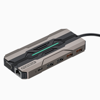 Station d'accueil Type-C 13-en-1, port Ethernet Gigabit, lecteur de carte, hub USB multifonctionnel - Vente directe d'usine