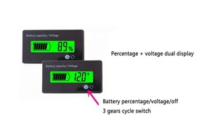 Medidor de Voltaje y Capacidad de Batería de Plomo-Ácido y Litio GY-6D 24V-84V, Voltímetro Digital - Product Image 6