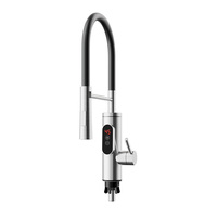 Vente en gros 220V-240V 3300W Robinet d'eau chaude instantané Robinet de chauffage de l'eau électrique avec chauffe-eau à bec flexible