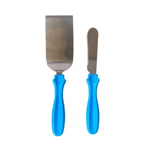 Baking tools stainless steel 2 pieces cheese serrated knife cake serving spade