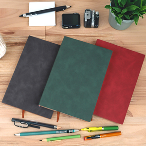 Diario di viaggio pratico personalizzato in pelle sintetica A5 <span class=keywords><strong>A6</strong></span> B5 per taccuino con copertina rigida morbida per regali per la scuola di ufficio - Product Image 6