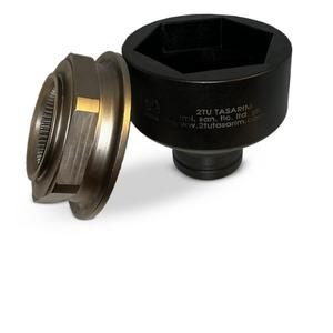 Douille pour écrou d'essieu lourd BPW-VOLVO Long 95x6 points - Product Image 1