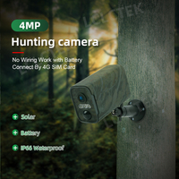 LCLCTEK New 4MP 4G Trail Camera Hunting with IP66 Outdoor Waterproof 940nm Battery CCTV Security Camera