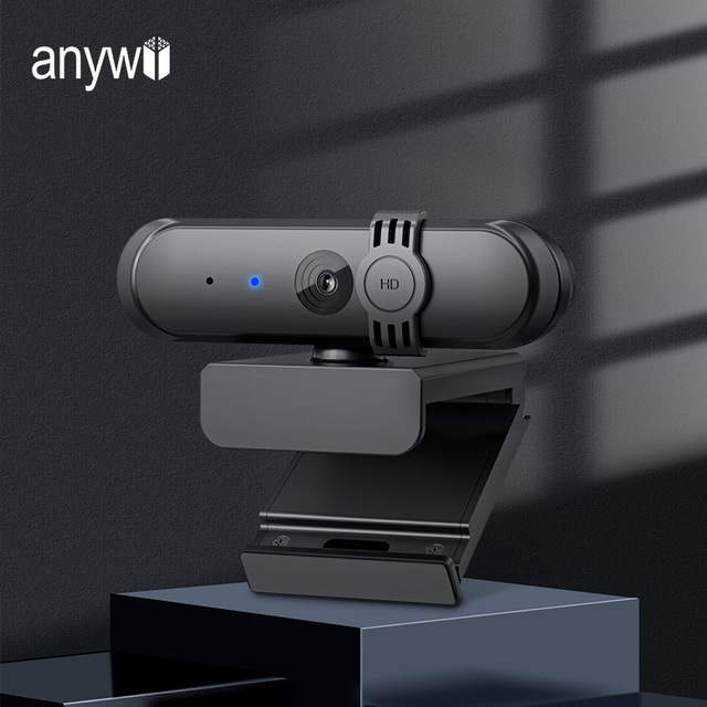 1080p USB HD Webcam CMOS Sensor Built-in Mics 30fps Privacy Cover Plug and Play USB Camera for Zoom Video Conference