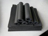 Feuille de mousse de caoutchouc flexible NBR/PVC à cellules fermées, rouleau d'isolation en caoutchouc pour la climatisation