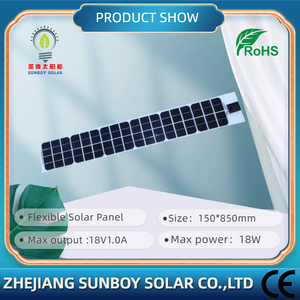 OEM 18 v1a 18W flessibile PERC pannello solare a buon mercato prezzo Mono pannelli solari cristallini per caricatore solare - Product Image 4