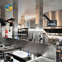 Équipement de restauration rapide, ensemble complet pour poulet frit, équipement de restauration pour bar, ensemble complet d'équipement de cuisine commerciale, plan de conception de cuisine professionnelle